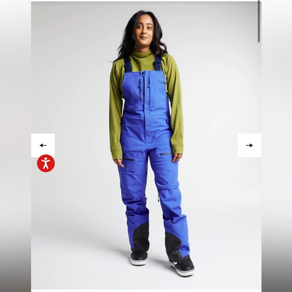 EUC TREW Gear Chariot Snow Bibs - Size Large